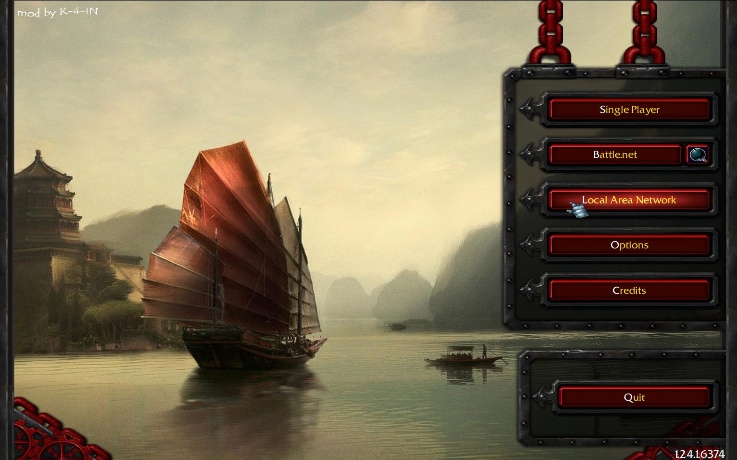 Тема меню для Warcraft 3 TFT - Boat