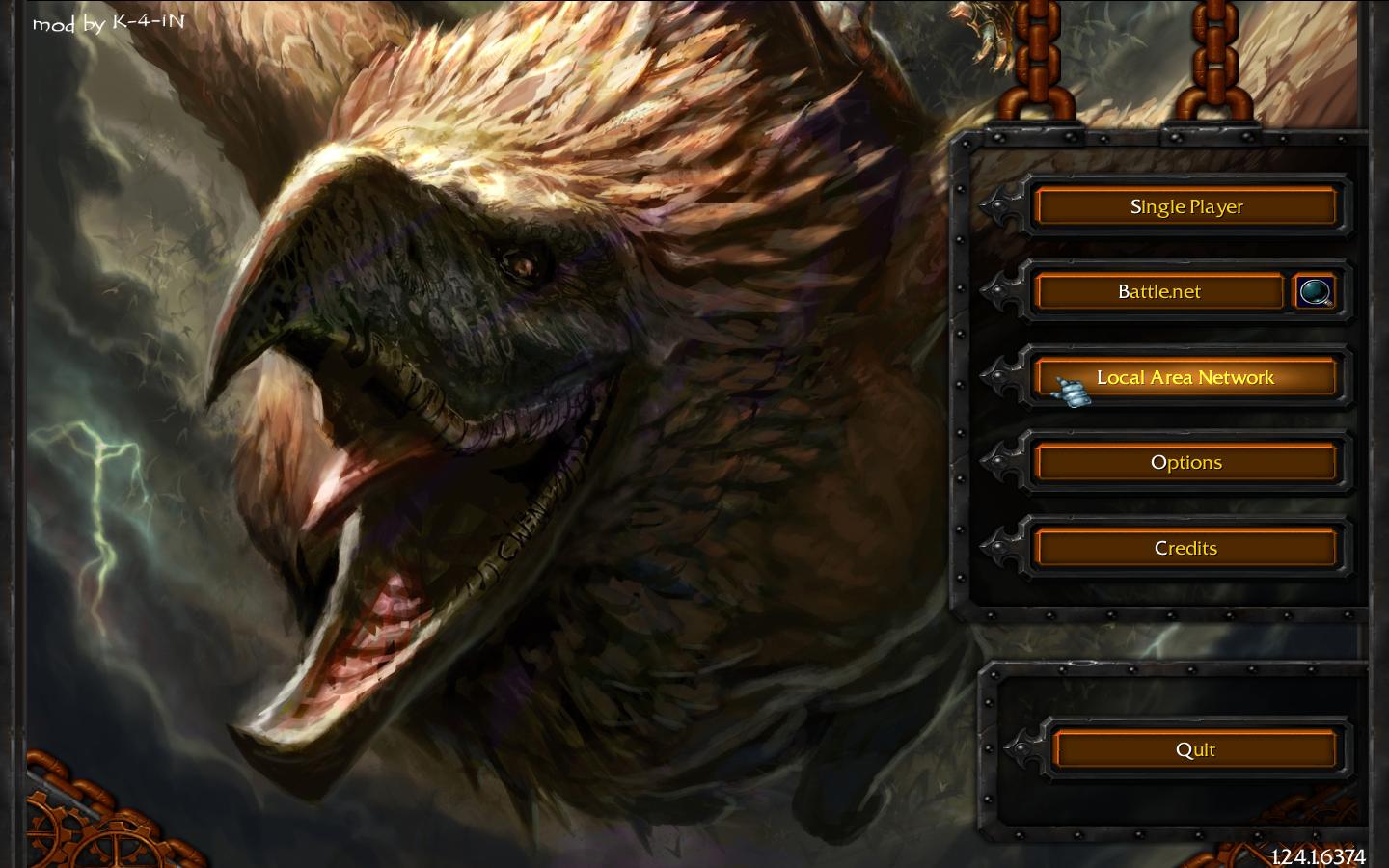 Тема меню для Warcraft 3 TFT - Bird