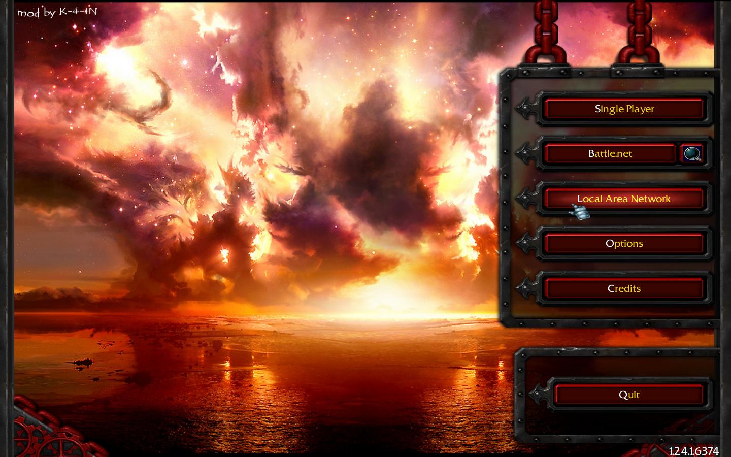 Тема меню для Warcraft 3 TFT - Sky Explosions