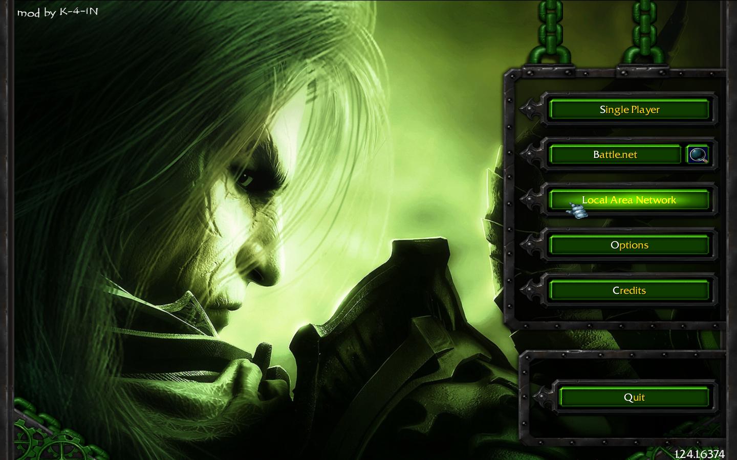 Тема меню для Warcraft 3 TFT - Scar