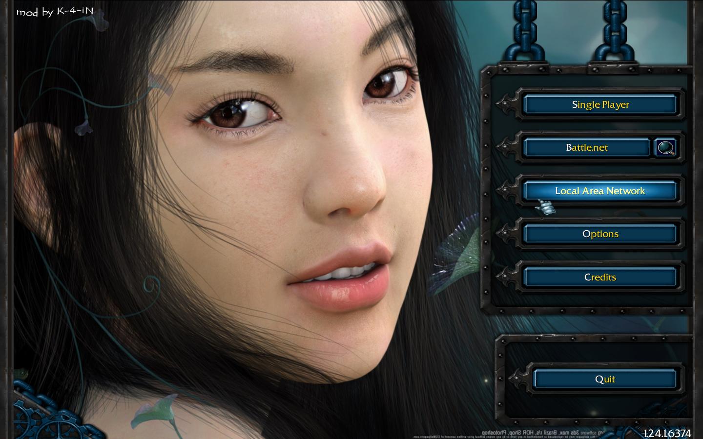 Тема меню для Warcraft 3 TFT - Oriental Flower