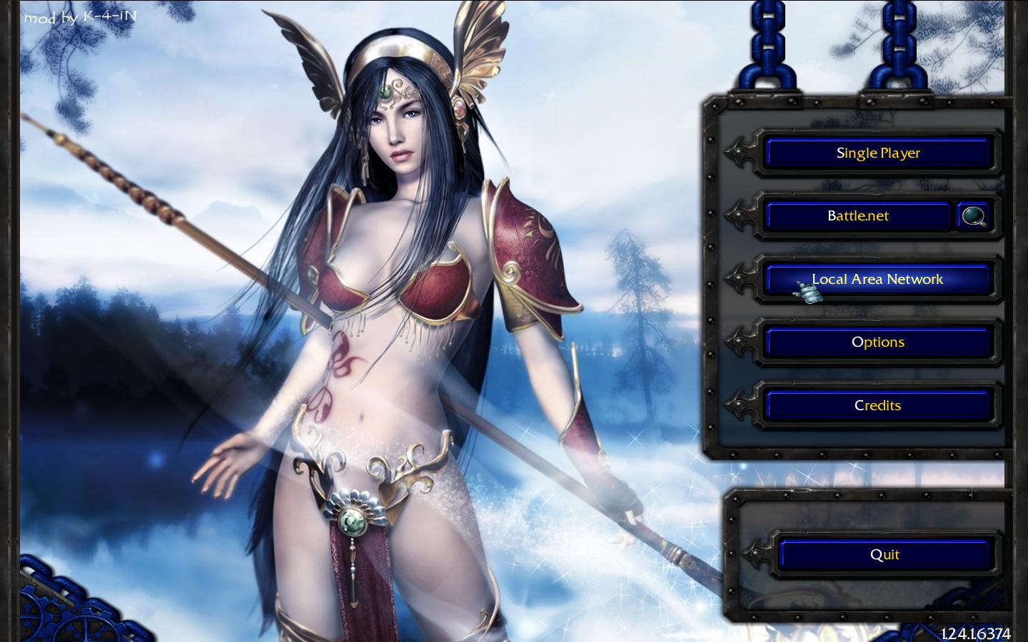 Тема меню для Warcraft 3 TFT - Ice on Fire